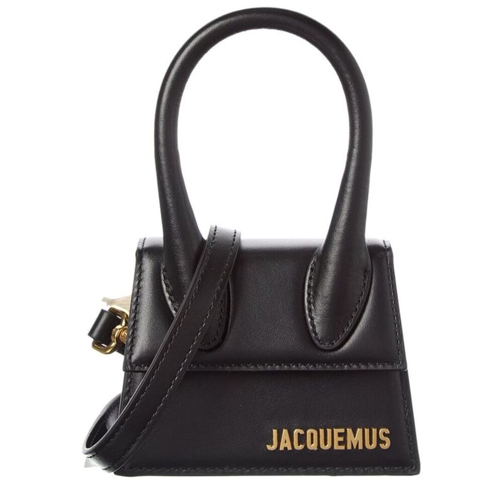 Jacquemus Le Chiquito Mini Leather Clutch, Black